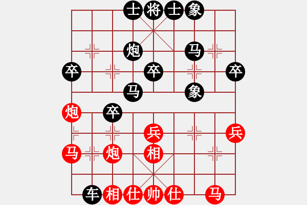 象棋棋譜圖片：gg-黑勝-rr 2017-06-12 14_13_27.pgn - 步數(shù)：40 