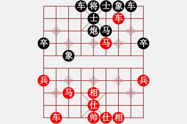 象棋棋譜圖片：賈鋒（業(yè)9－3）先負(fù)飛龍通訊（業(yè)9－3）202203031223.pgn - 步數(shù)：40 