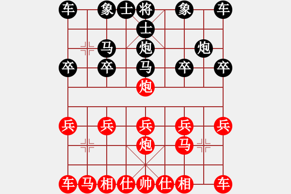 象棋棋譜圖片：ccjiang(1段)-勝-奇手妙妙(3段) - 步數(shù)：10 