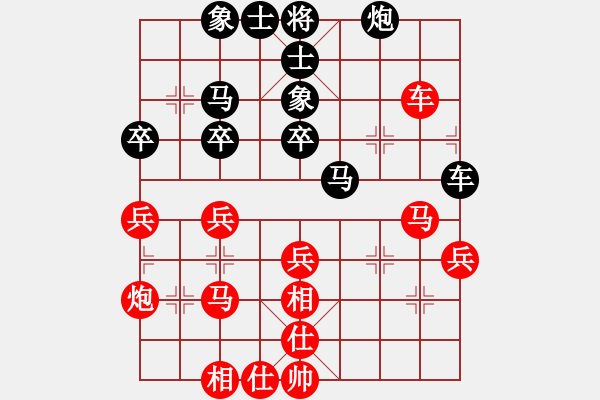 象棋棋譜圖片：瞧瞧看(8段)-勝-亮劍沖沖(8段) - 步數(shù)：40 