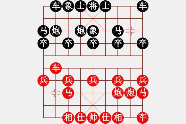 象棋棋譜圖片：棄邊兵側(cè)翼攻殺，炮打馬臥槽絕殺 - 步數(shù)：10 