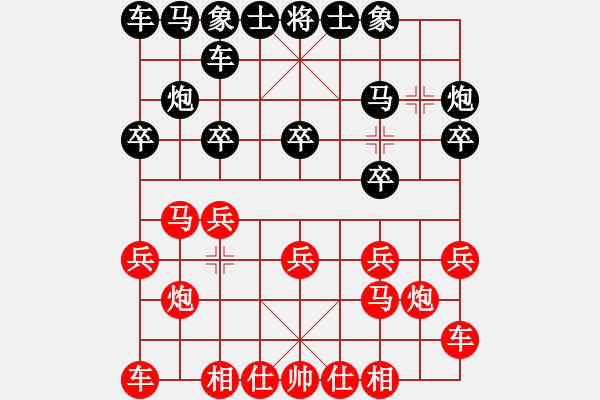 象棋棋譜圖片：許力大[紅] -VS- 拜師學(xué)棋ty[黑](3) - 步數(shù)：10 