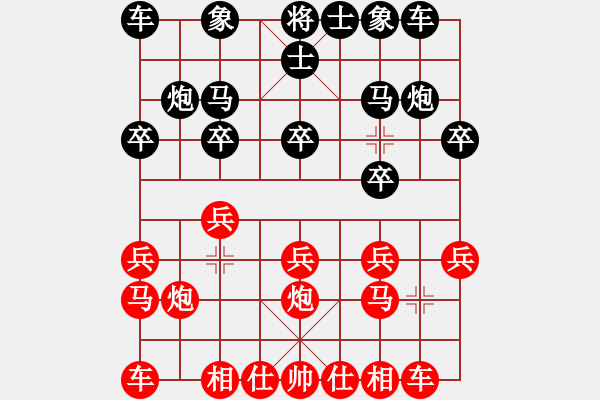 象棋棋譜圖片：別亦難(天罡)-負-舒蘭棋混子(天罡) - 步數(shù)：10 