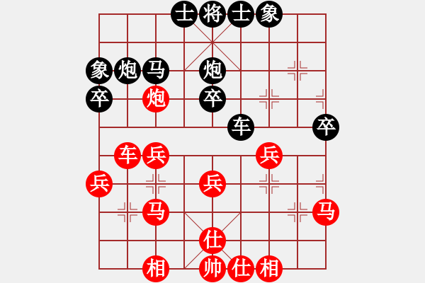 象棋棋譜圖片：南國弈園(3段)-勝-東山再起哦(1段) - 步數(shù)：40 