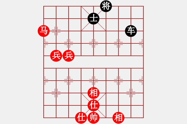 象棋棋譜圖片：中炮進(jìn)五七路兵對屏風(fēng)馬（黑勝） - 步數(shù)：140 