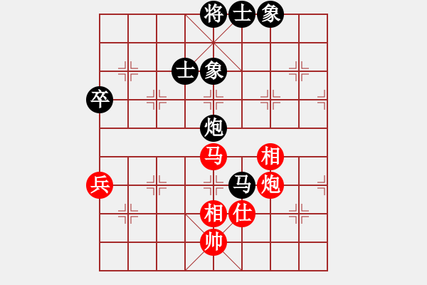 象棋棋譜圖片：屏風馬應五六炮進七兵過河車(和棋) - 步數：110 