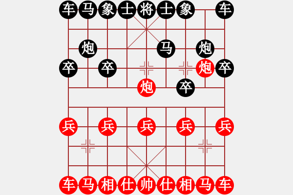 象棋棋譜圖片：棋藝閣☆老大[451302214]-后勝-學好象棋布局[1401715374](空頭炮） - 步數(shù)：10 