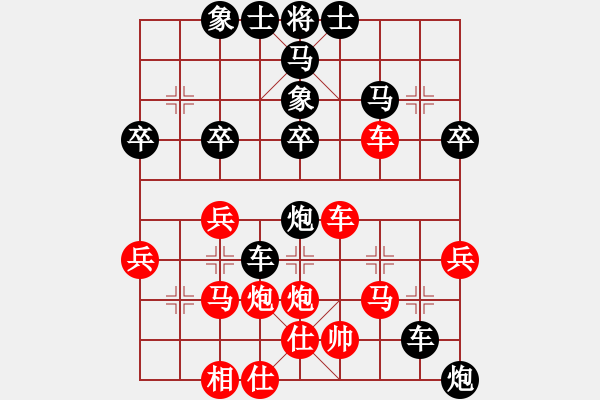 象棋棋譜圖片：品茗過兒(北斗)-負(fù)-緣份戰(zhàn)神八(地煞) - 步數(shù)：40 