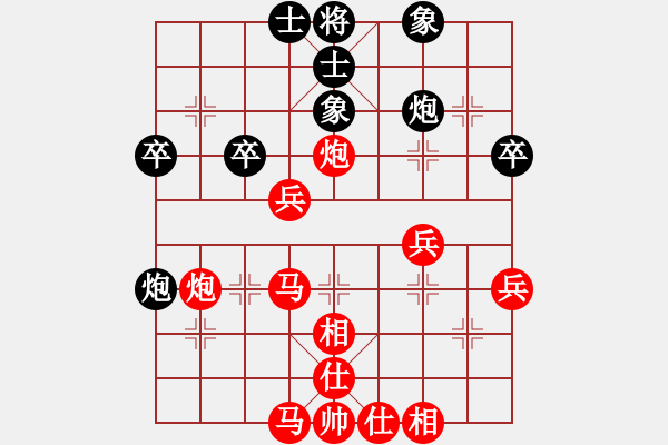 象棋棋譜圖片：2023.3.26.1中級(jí)場(chǎng)先勝順炮 - 步數(shù)：57 