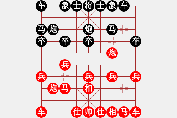 象棋棋谱图片：朱永康 先和 季本涵 - 步数：10 