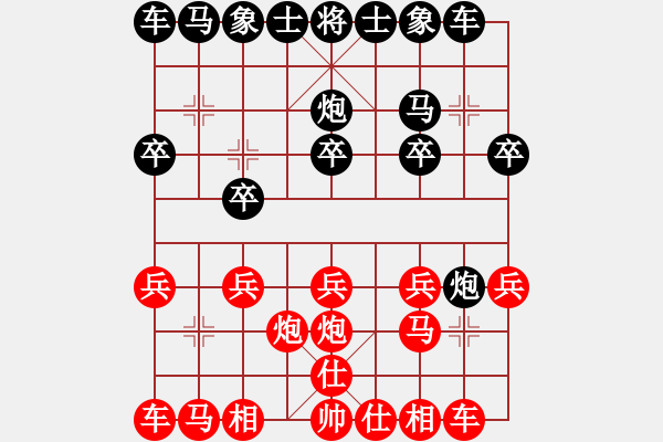 象棋棋譜圖片：孤獨(dú)鴻鵠周(6段)-負(fù)-教我?guī)渍邪?4段) - 步數(shù)：10 