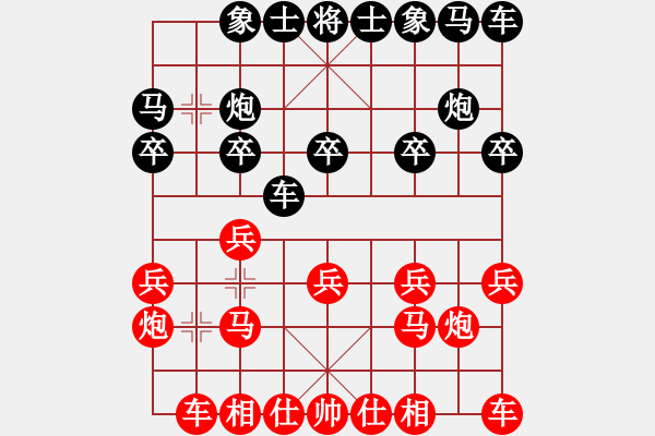 象棋棋譜圖片：黑龍江 郭莉萍 勝 上海 王詩(shī)琪 - 步數(shù)：10 