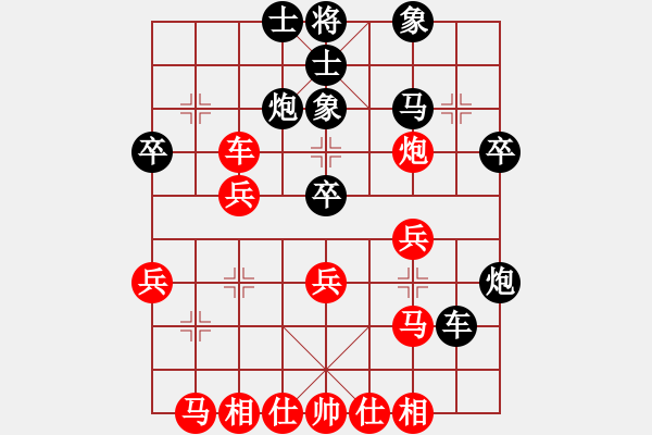 象棋棋譜圖片：山 雞[759122344] -VS- 地龍[-] 六 - 步數(shù)：30 