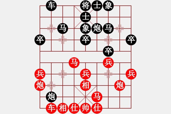 象棋棋譜圖片：杭州環(huán)境集團(tuán) 趙殿宇 先勝 江蘇海特服飾 程鳴 - 步數(shù)：30 