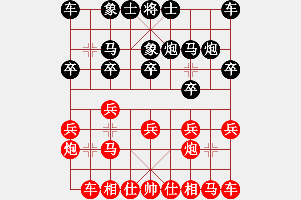 象棋棋谱图片：第7轮 第6台 姚洪新 （先负） 何刚 - 步数：10 