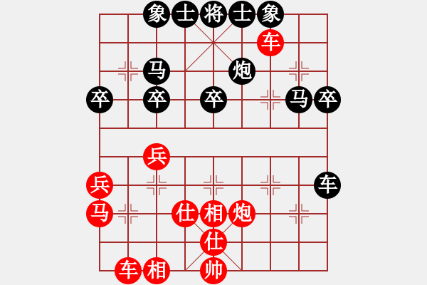 象棋棋譜圖片：你好不是(6級)-勝-愛老虎(2段) - 步數：40 