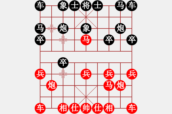 象棋棋谱图片：王跃飞 先和 黄海林 - 步数：10 