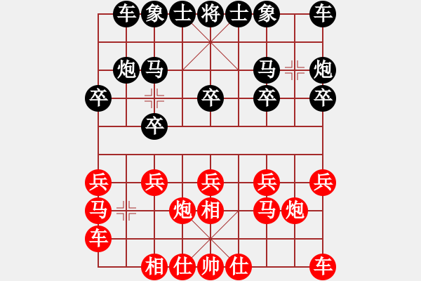 象棋棋譜圖片：重慶 余國靖 勝 重慶 周子堯 - 步數(shù)：10 