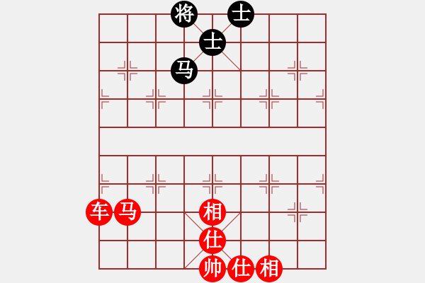 象棋棋譜圖片：車馬例勝馬雙士，黑棄雙士 - 步數(shù)：0 