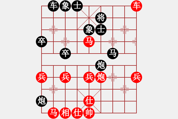 象棋棋譜圖片：棋壇猛將(6段)-和-老鼠找貓斗(9段) - 步數(shù)：50 