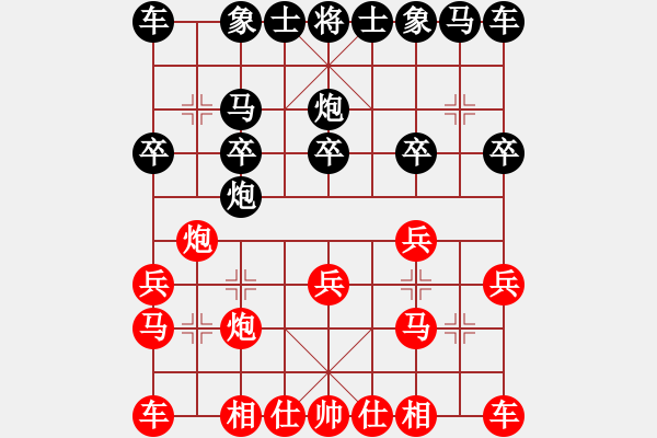 象棋棋譜圖片：懸疑驚險(xiǎn)象棋(三級(jí))vsryueifu(十四級(jí))2015-11-06.ccf - 步數(shù)：10 