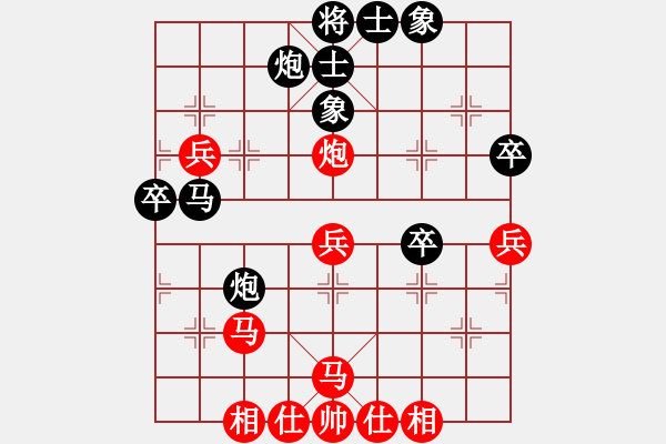 象棋棋譜圖片：火鍋王(4段)-負(fù)-諸惡莫做(6段) - 步數(shù)：50 