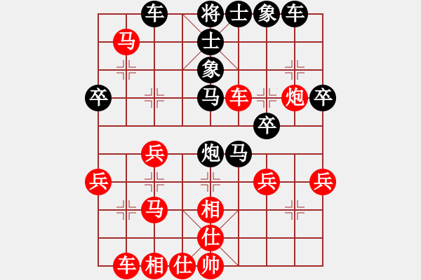 象棋棋譜圖片：bigloser 勝 分紅比例符合技術(shù)開 - 步數(shù)：40 