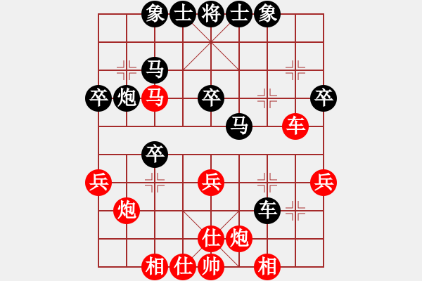 象棋棋譜圖片：金陵十二釵(風(fēng)魔)-負(fù)-超胡勝許(北斗) - 步數(shù)：40 