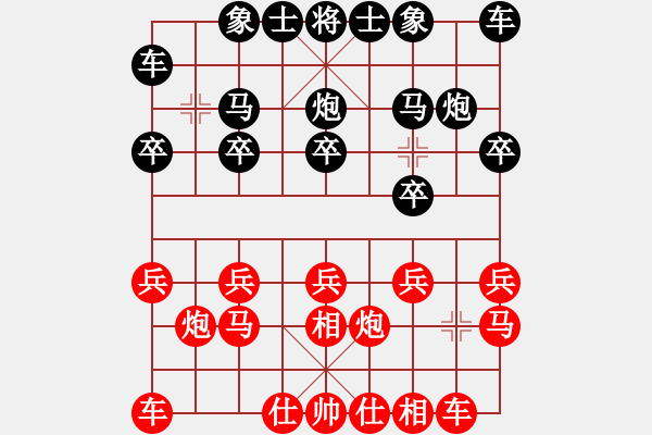 象棋棋譜圖片：淡雅飄香 后手評(píng)測(cè)亂拳棄子大法 - 步數(shù)：10 