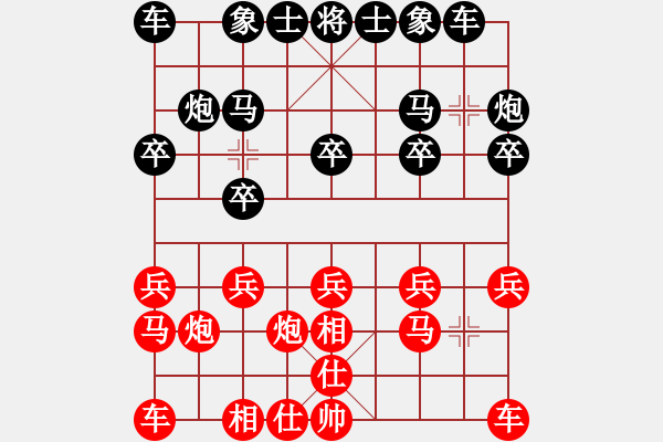 象棋棋譜圖片：首屆淄博【浩岳杯】象棋公開賽第1輪 張坤軍先負(fù)趙博奇 - 步數(shù)：10 