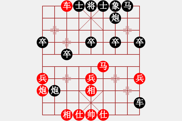 象棋棋譜圖片：小奔馳(無(wú)極)-勝-木其灬弓雖(9星) - 步數(shù)：40 