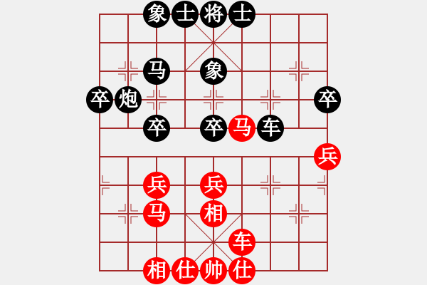 象棋棋譜圖片：辣手棋王(2段)-負-寶貝旦旦(2段) - 步數(shù)：40 