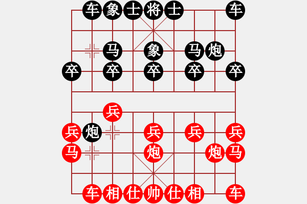 象棋棋譜圖片：603局 B00- 中炮局-法正(1950) 先負(fù) 小蟲引擎23層(2659) - 步數(shù)：10 