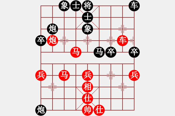 象棋棋譜圖片：耀出彩(9星)-和-kkdrogondd(7星) - 步數(shù)：40 