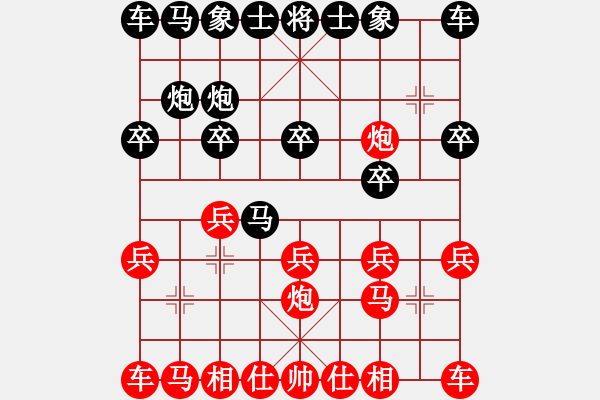 象棋棋譜圖片：易城(2段)-和-songzaiyi(4段) - 步數(shù)：10 