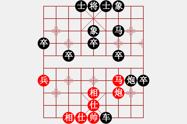 象棋棋譜圖片：806局 B05- 中炮對(duì)進(jìn)左馬-法正(1950) 先負(fù) 小蟲(chóng)引擎23層(2726) - 步數(shù)：40 