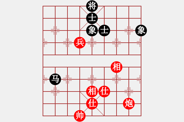 象棋棋譜圖片：鐮刀幫女將(北斗)-和-吸毒歐陽瘋(9星) - 步數(shù)：190 