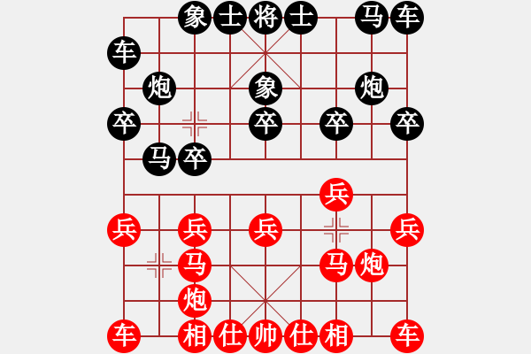 象棋棋譜圖片：高修(北斗)-負-美國李元芳(9星) - 步數(shù)：10 