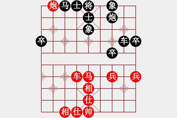 象棋棋譜圖片：最愛當(dāng)頭炮[紅] -VS- 無錯書[黑] - 步數(shù)：60 