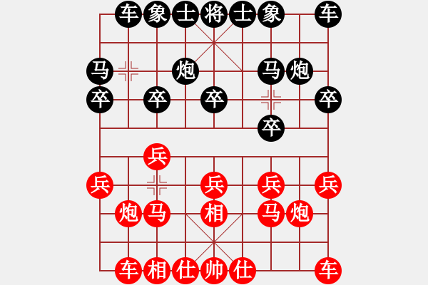 象棋棋譜圖片：品棋②品茶【紅】vs離緣【黑】 - 步數(shù)：10 