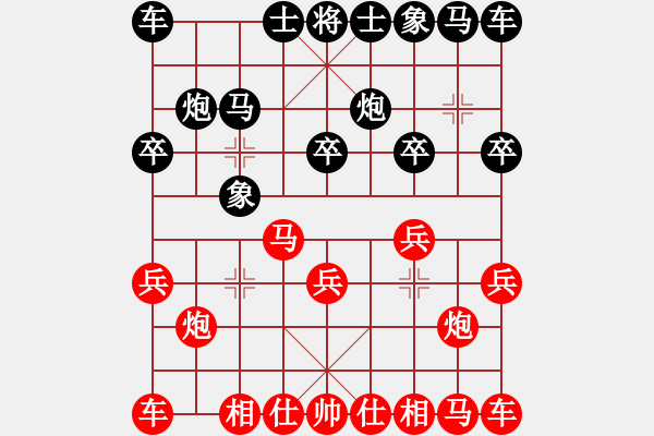 象棋棋譜圖片：格里高利 -VS- XZ - 步數(shù)：10 