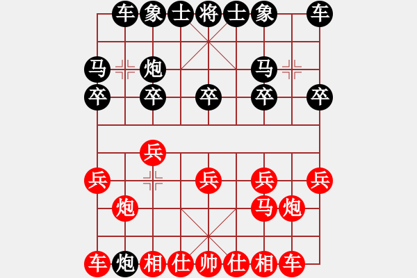 象棋棋譜圖片：春城一閑(1段)-負-zhanghongz(2段) - 步數(shù)：10 