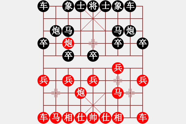 象棋棋譜圖片：北京象棋群空間 京群-寧浩 先勝 星海-葉威 - 步數(shù)：10 