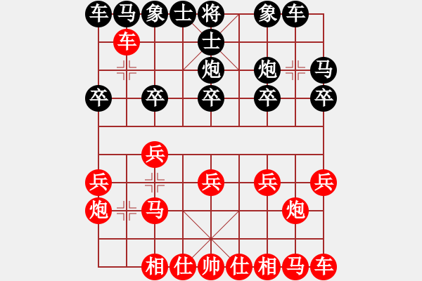 象棋棋譜圖片：★龍口浪子★[紅] -VS- 楚留香[黑] - 步數(shù)：10 