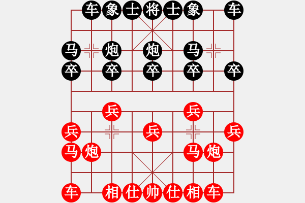 象棋棋谱图片：王廓 先和 孙逸阳 - 步数：10 