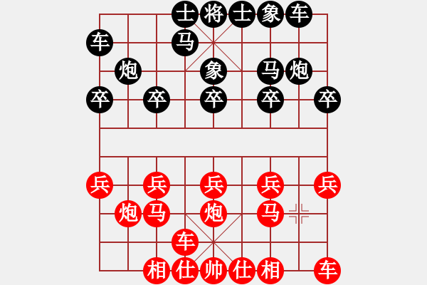 象棋棋譜圖片：印尼仔(3段)-勝-象棋主考官(1段) - 步數(shù)：10 