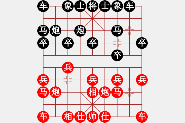 象棋棋譜圖片：童本平     先負 曾國榮     - 步數(shù)：10 