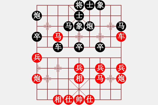 象棋棋譜圖片：3083232(將軍) 勝 2953321(太守) - 步數(shù)：40 