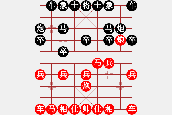 象棋棋譜圖片：《散手搏擊，冷拳較力！》高山流水5【先負(fù)】寧波戚文卿(2015-4-8弈于大師網(wǎng)大師棋室) - 步數(shù)：10 