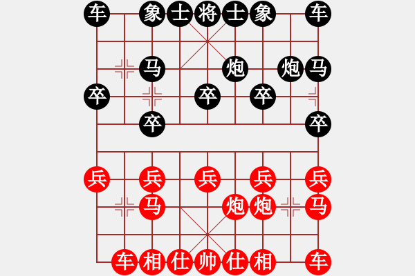 象棋棋譜圖片：兵行詭道[紅] -VS- 高招咨詢[黑] - 步數(shù)：10 